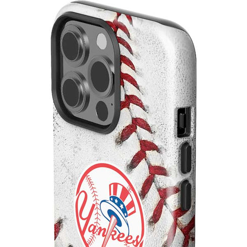 MLB New York Yankees Game Ball iPhone 15 Pro Impact Case